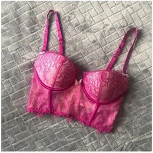 🪞 NWT Victoria’s Secret Very Sexy Lace Bustier Corset Bra 32B